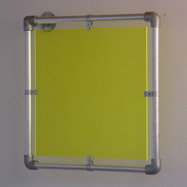 Perception of Space (yellow) an artwork by Tom van Teijlingen